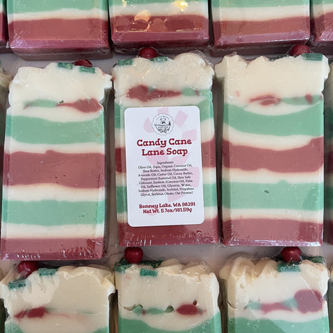 Candy Cane Lane Soap